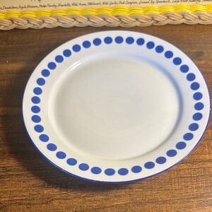 Alföldi Porcelain “blue dot” Side Plate